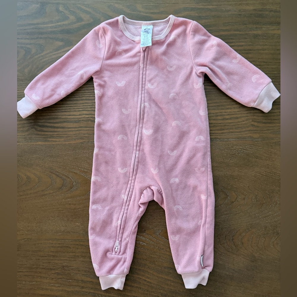 Gerber Soft Pink Baby Pajama’s